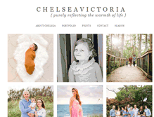 Tablet Screenshot of chelseavictoria.com